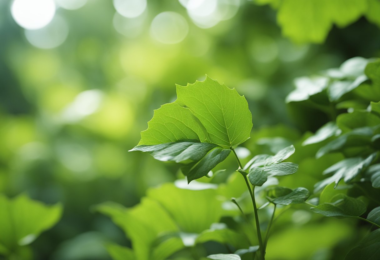 Lush green leaves sway in the breeze, as the plants respond to sunlight and nutrients, exhibiting signs of intelligence and awareness in their environment