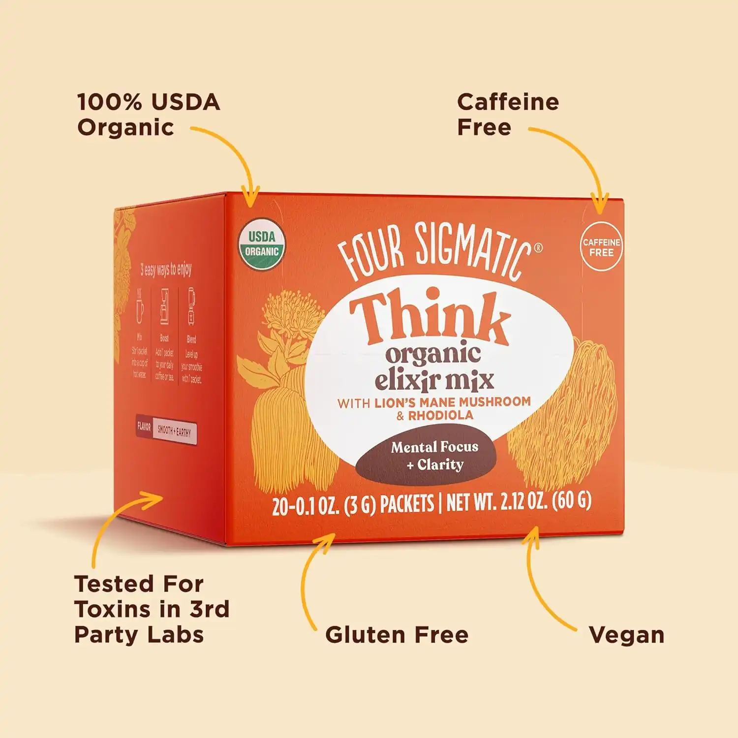 Four Sigmatic THINK Organic Elixer Mix