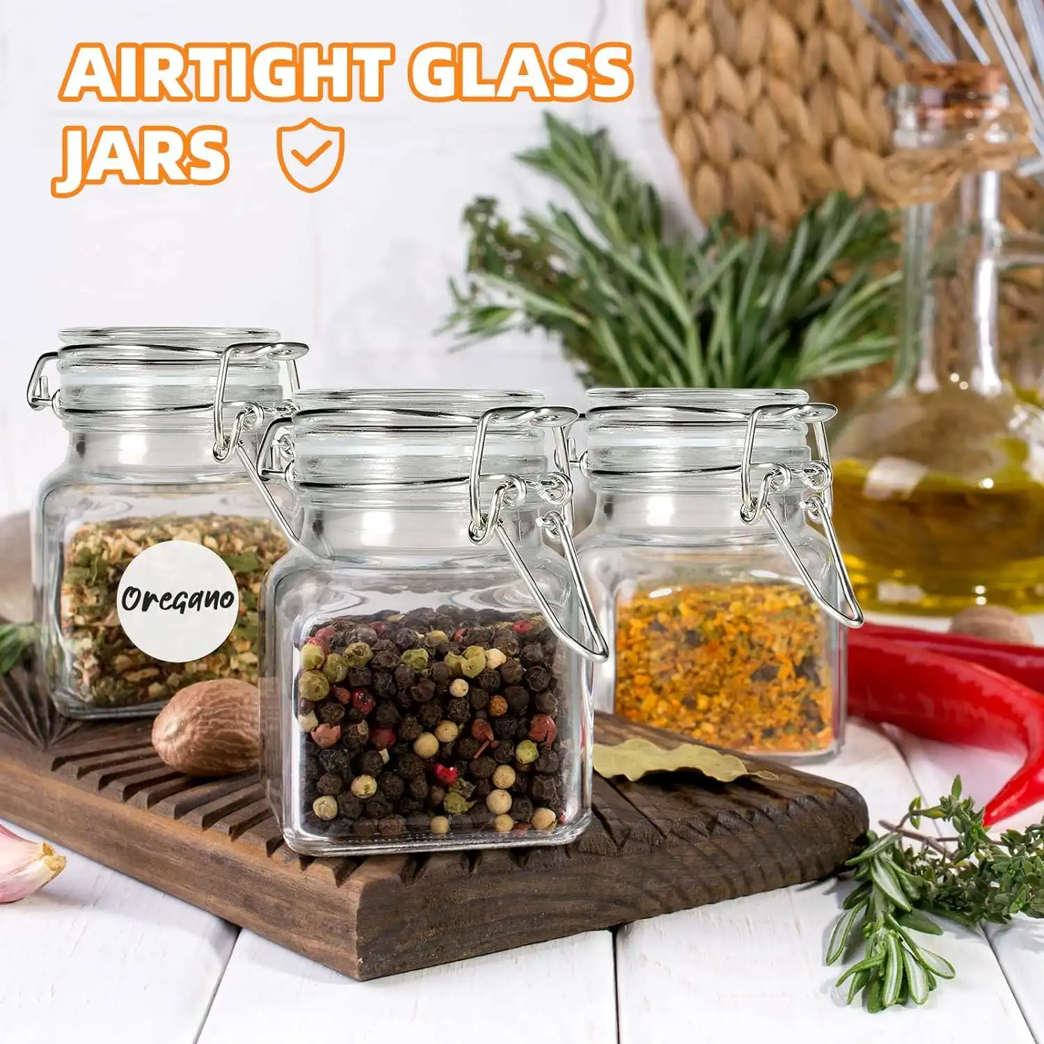 Spice Jars 20 Pack