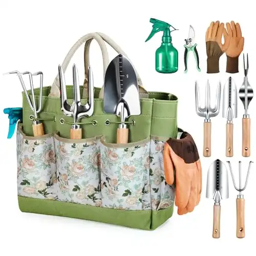 9-Piece Heavy Duty Gardening Hand Tools