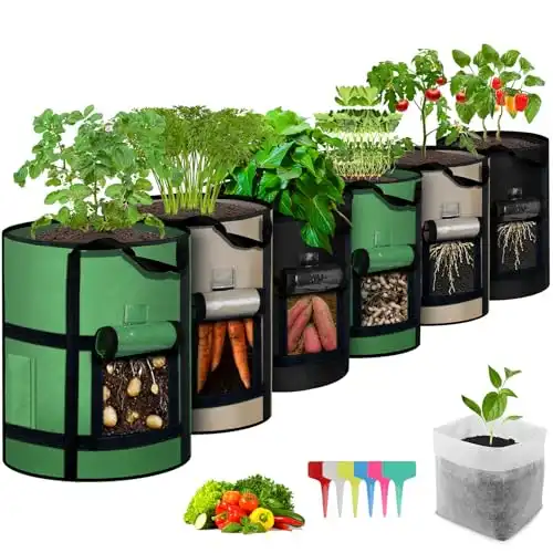 10 Gallon Potato Grow Bags with Window