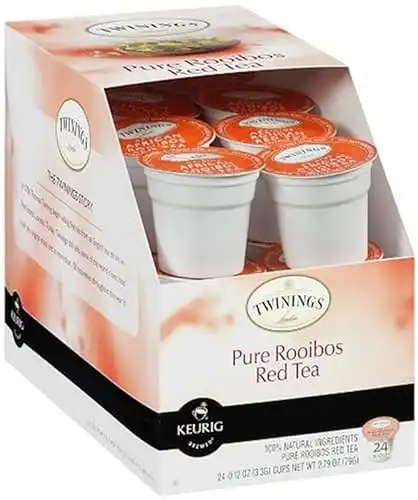 Twinings of London Pure Rooibos Herbal Tea K-Cups for Keurig, 24 count (Pack of 4)