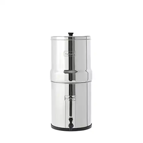 Big Berkey Gravity-Fed Stainless Steel Countertop Water Filter