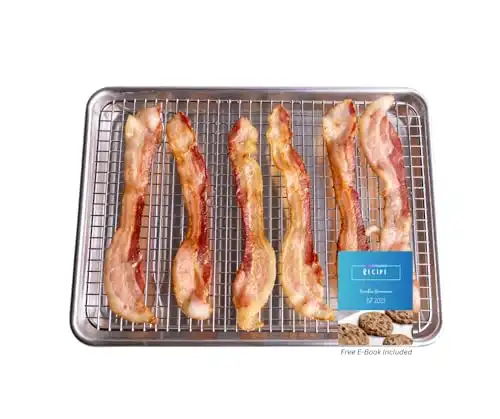 Baking Sheet with Stainless Steel Rack