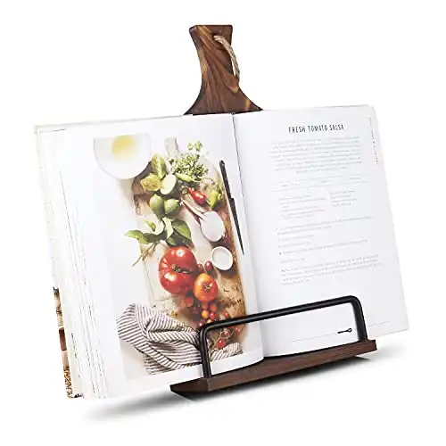 Cookbook Stand Wood Adjustable