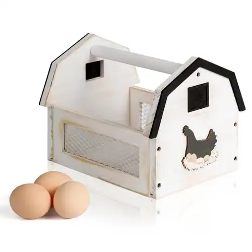 Farmhouse Egg Collecting Basket