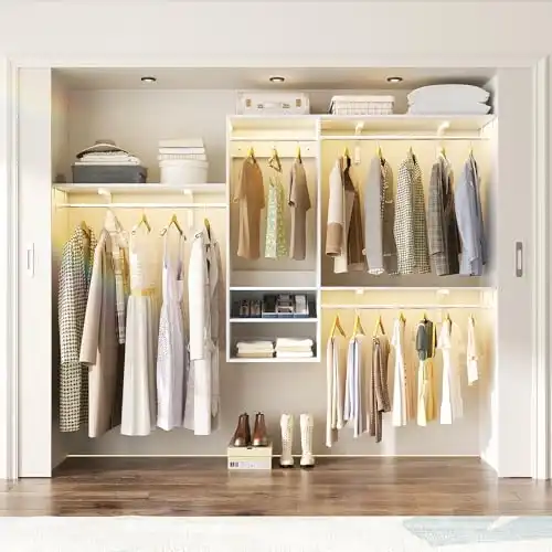 96 Inch Hanging Closet System