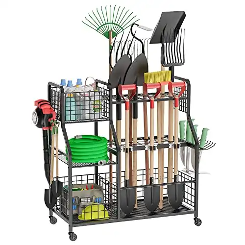 3 Tier Utility Yard Tool Organizer