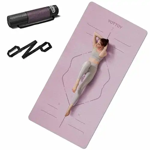 Extra Wide Non-Slip Exercise Fitness Yoga Mat