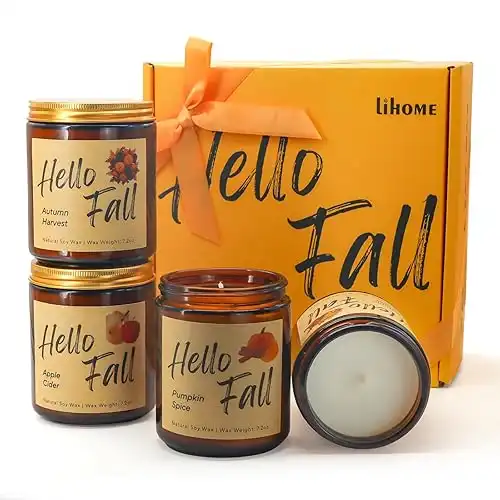 Fall Candles Set(4pcs)