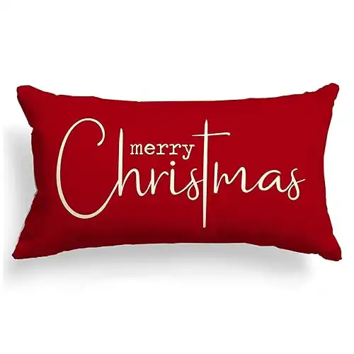 Merry Christmas Throw Pillow