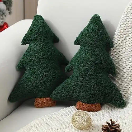 Christmas Pillows,Christmas Tree Pillow Set of 2