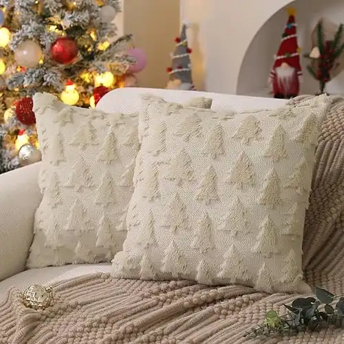 Christmas Tree Pillow Covers