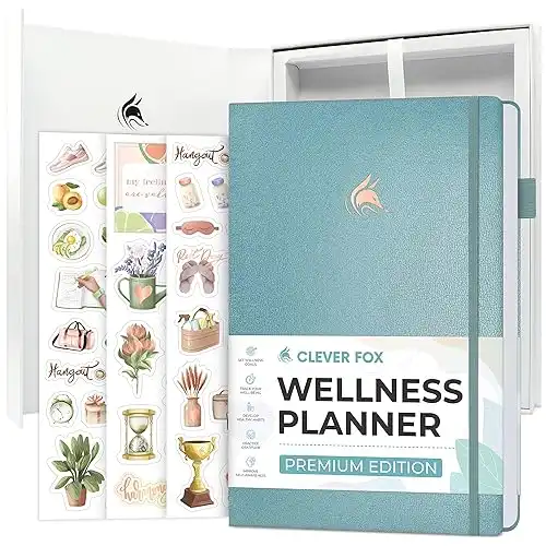 Healthy Living Journal with Meal, Exercise & Habit Trackers