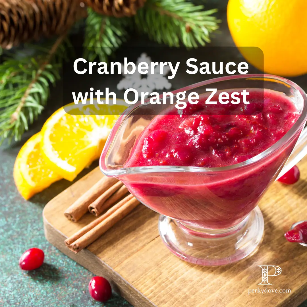 Cranberry Sauce with Orange Zest