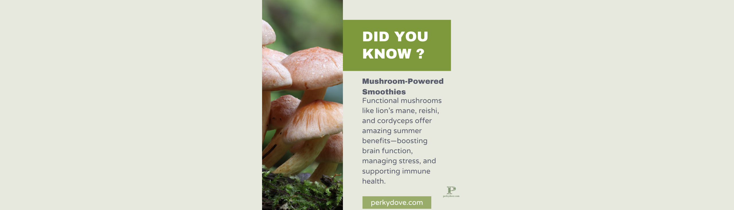 Mushroom-Powered Smoothies 2 Mushroom-Powered Smoothies 2